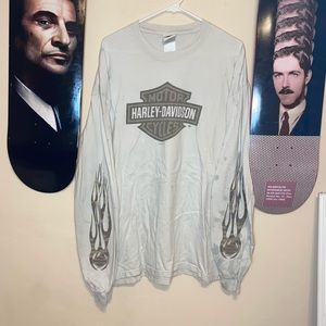 Vintage Y2K Camo Harley Davidson Longsleeve